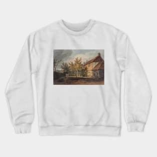 A Country Cottage Crewneck Sweatshirt